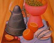 费尔南多 博特罗 : Still Life With Coffee Pot